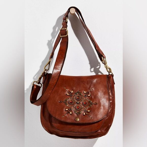 New Campomaggi Embellished Saddle Bag - Picture 1 of 6